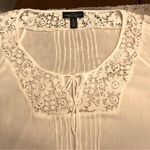 LRL Lauren Jeans Co. Ralph lauren boho lace top